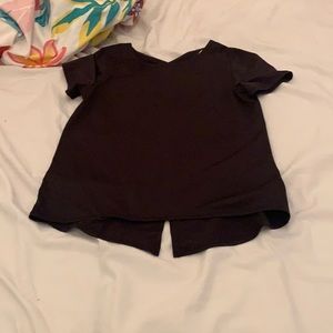 Black swimming shirt